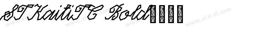 STKaitiTC Bold字体转换